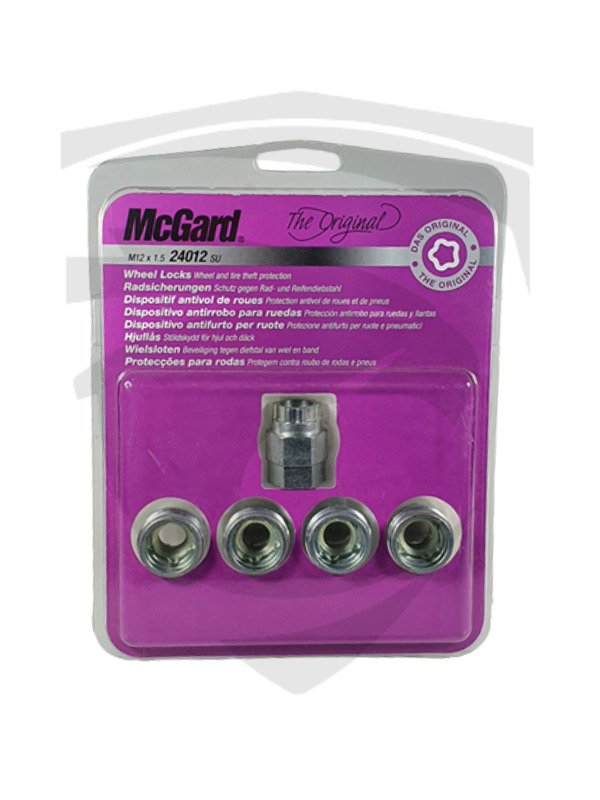 Antifurto McGard para Roda Porca Passante 24012SU (BYD | GM | Chrysler | Dodge | Fiat Freemont | Ford | Honda | Hyundai | Kia | Land Rover | Mitsubishi | Toyota)