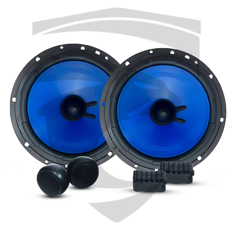 Alto Falante Kit 2 Vias 6" New Class 130W RMS Hurricane