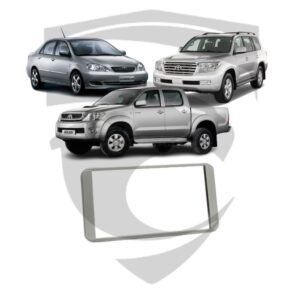 Moldura Toyota Corolla (2003 a 2007) / Hilux (2005 a 2011) / Prado Prata 7" Fiamon;