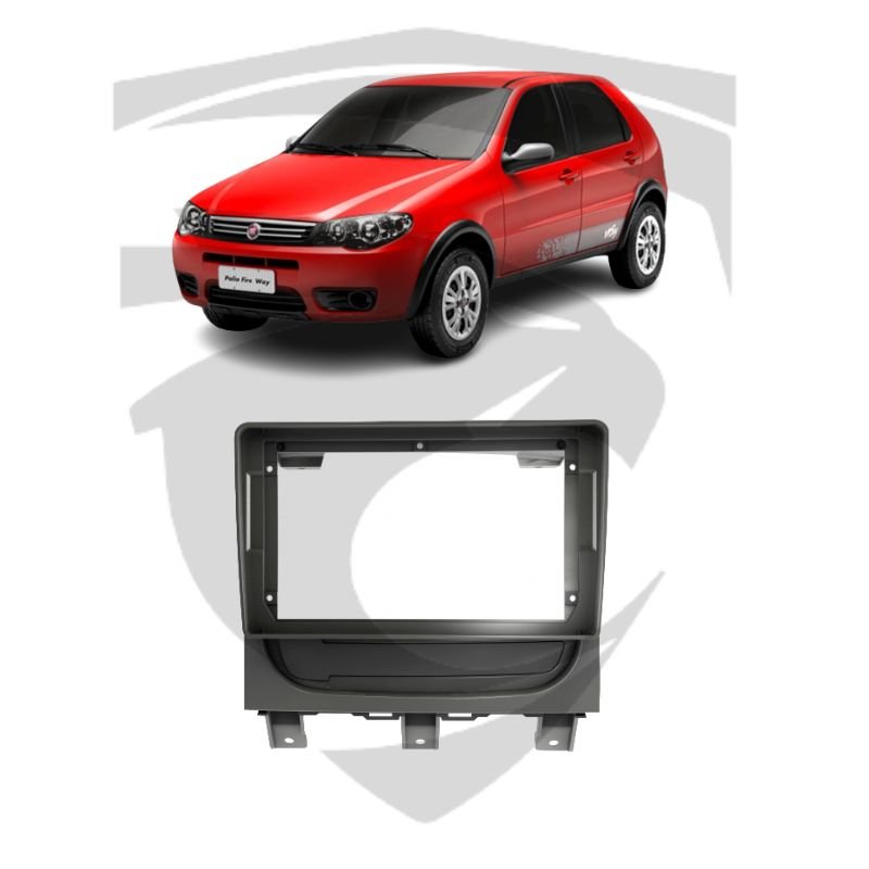 Moldura Fiat Palio Way (2014 a 2018) Prata 9" Fiamon