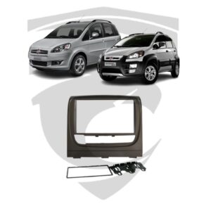 Moldura Fiat Idea / Idea Adventure (2013 a 2018) Grafite 7" Fiamon