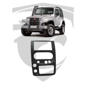 Moldura Troller (2009 a 2013) Preta 7" Fiamon