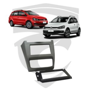 Moldura VW Fox / Spacefox / Crossfox Grafite 7" Fiamon