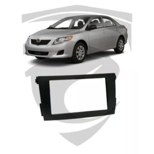 Moldura Toyota Corolla (2008 a 2013) Preta 7" Fiamon
