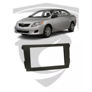 Moldura Toyota Corolla (2008 a 2013) Grafite 7" Fiamon