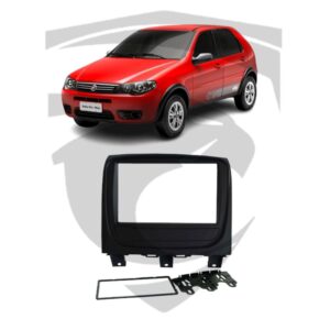 Moldura Fiat Palio Way (2014 a 2018) Preta 7" Fiamon