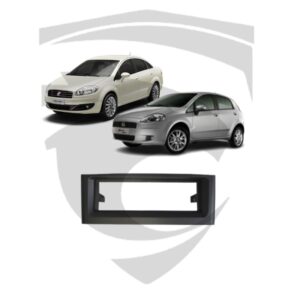 Moldura Fiat Liena / Punto (2008 a 2012) Grafite Original 1 Din Fiamon