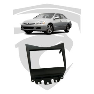 Moldura Honda Accord (2003 a 2007) Preta 7" Padrão Japonês Fiamon