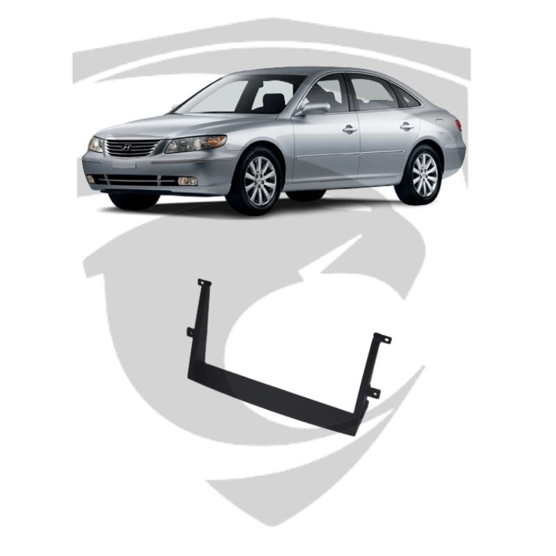 Moldura Hyundai Azera (2006 a 2011) Preta 7" Fiamon
