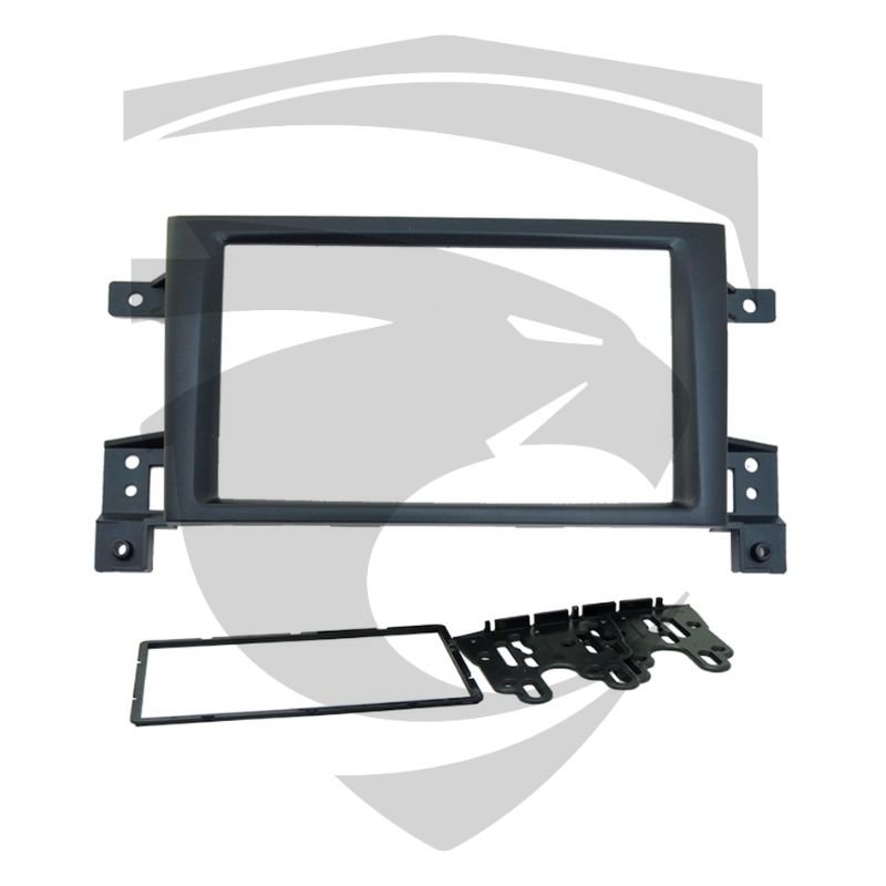 Moldura Suzuki Grand Vitara (2008 a 2015) Preta 7" Fiamon - Imagem 2