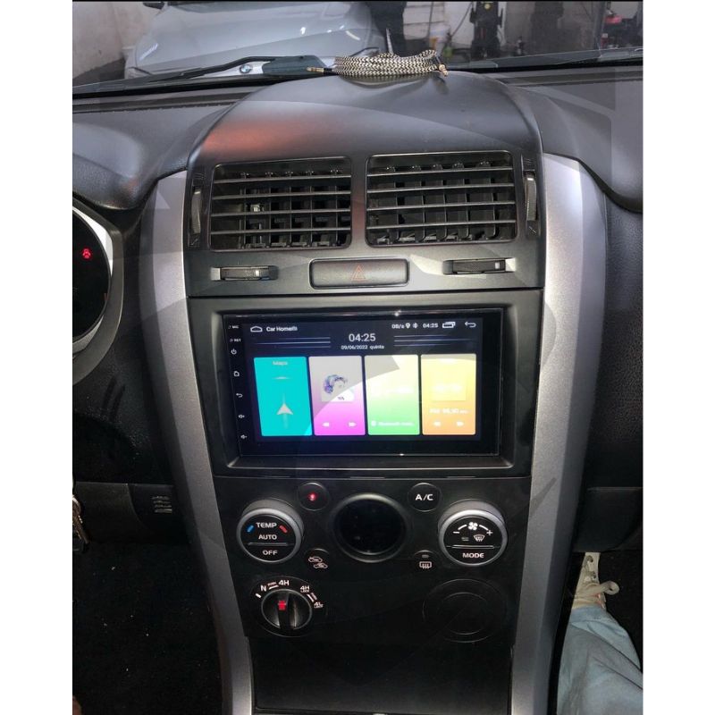 Moldura Suzuki Grand Vitara (2008 a 2015) Preta 7" Fiamon - Imagem 3