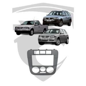 Moldura VW Gol G4 / Saveiro / Parati Grafite 7" Padrão Japonês Fiamon