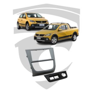 Moldura VW Gol Cross / Saveiro Cross G5 Grafite 7″ Fiamon