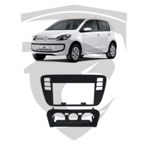 Moldura VW Up (2014 a 2016) Preta 7" Fiamon