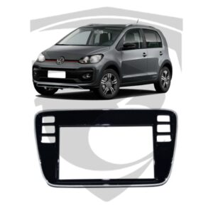 Moldura VW Up TSI (2014 a 2016) Black Piano 7″ Fiamon