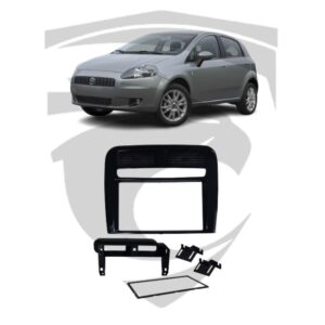 Moldura Fiat Punto (2008 a 2012) Black Piano 7" Fiamon