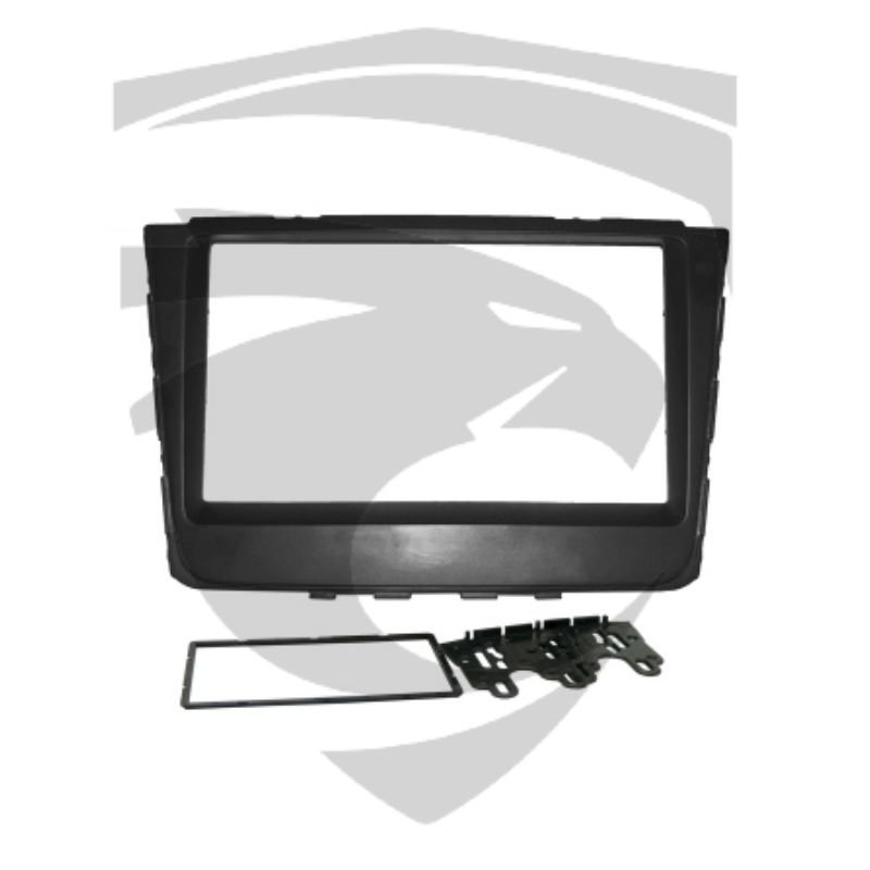 Moldura Hyundai Creta (2017 a 2021) Preta Fosca 7" Fiamon - Imagem 2