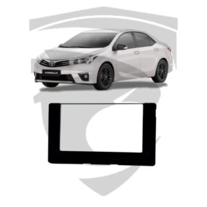 Moldura Toyota Corolla (2017 a 2019) Black Piano 7" Fiamon