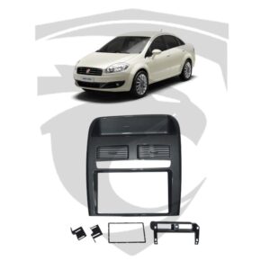 Moldura Fiat Linea (2008 a 2014) Grafite Original 7" Fiamon