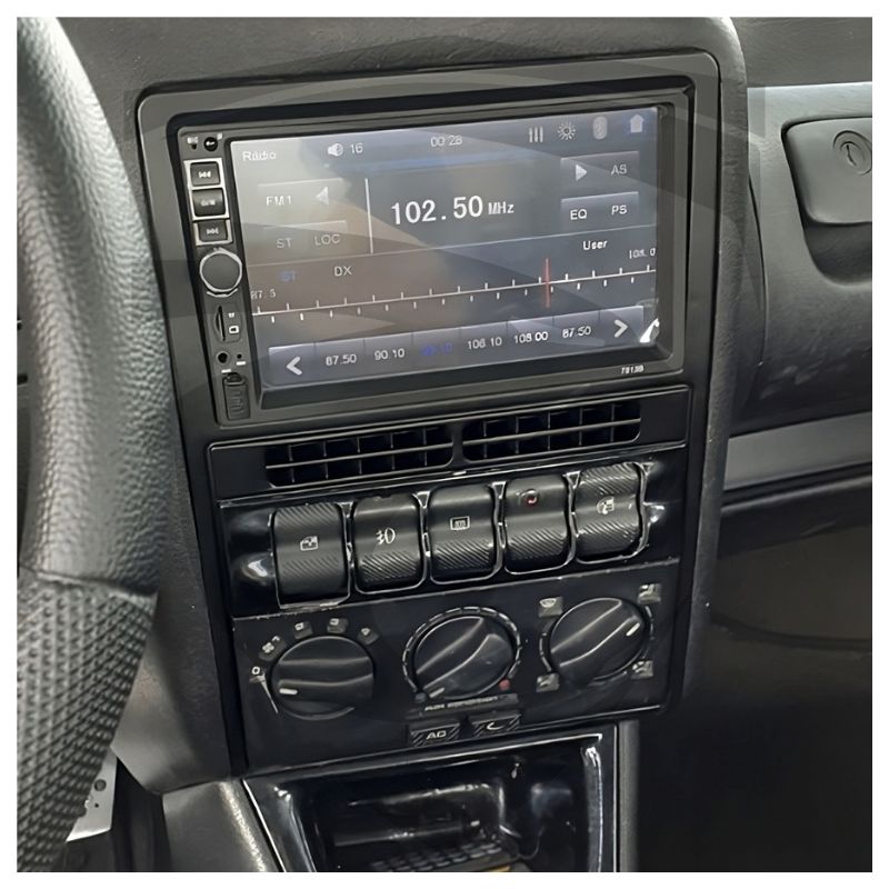 Moldura VW Gol G2 / Saveiro / Parati Preta 7" Fiamon - Imagem 3