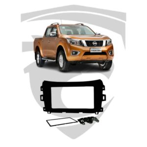Moldura Nissan Frontier (2017 a 2021) Black Piano 7" Fiamon