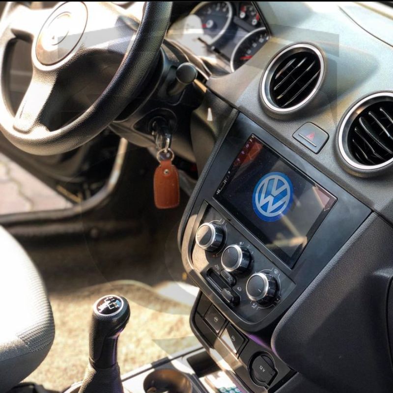 Moldura Volkswagen Gol / Saveiro / Voyage G5 Black Piano 7" Fiamon - Imagem 4