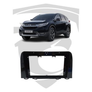Moldura Honda CRV (2017 a 2019) Black Piano 9" Fiamon