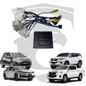 Chicote CAN Específico p/ Som Automotivo Toyota Corolla, Hilux, SW4 e RAV4 (2017 a 2019) Uppertech