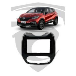 Moldura Renault Captur (2017 a 2021) Black Piano 9" Fiamon