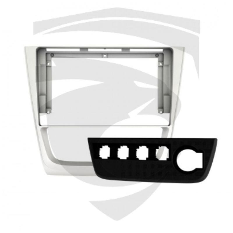 Moldura VW Gol G6 / Saveiro / Voyage Prata 9″ Fiamon - Imagem 2