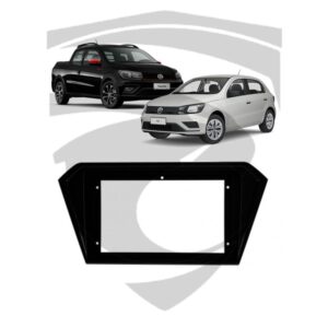 Moldura Gol G7 / Gol G8 / Saveiro / Voyage Black Piano 9" Fiamon