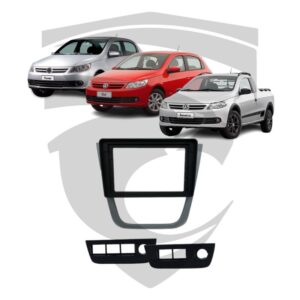 Moldura VW Gol G5 / Saveiro / Voyage Grafite 9" Flutuante Fiamon