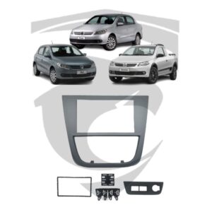 Moldura VW Gol / Voyage / Saveiro G5 Grafite 7" Fiamon