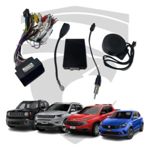 Chicote CAN Específico p/ Som Automotivo Jeep Compass (2017 a 2020, Renegade (2016 a 2020) | Fiat Argo e Cronos (2017 a 2020) / Toro (2016 a 2020) Uppertech