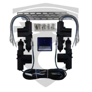 Kit Trava Elétrica Universal Tipo Pistola p/ 4 Portas GC