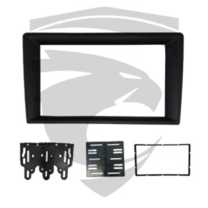 Moldura Redutora de 9" para 7" Preta Fiamon
