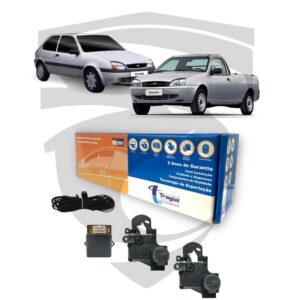 Kit Trava Elétrica Dedicada Ford Courier / Fiesta Street 2 Portas FD2MN Tragial