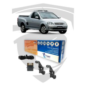 Kit Trava Elétrica Dedicada GM Montana (2000 a 2010) 2 Portas GM2MN Tragial