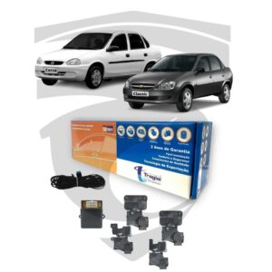 Kit Trava Elétrica GM Corsa Sedan e Hatch (1994 a 2002) / Classic GMC4MN Tragial