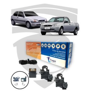 Kit Trava Elétrica Dedicada Ford Courier / Fiesta Street c/ Fechadura Elétrica 2 Portas FDE2MN Tragial