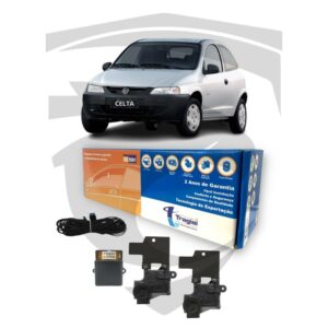 Kit Trava Elétrica Dedicada GM Celta (Até 2005) 2 Portas TCA2MN Tragial