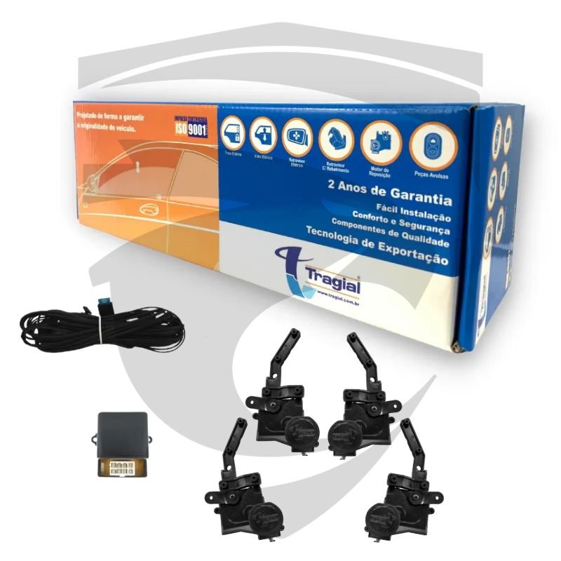 Kit Trava Elétrica Dedicada GM D20 4 Portas GMD4MN Tragial - Imagem 3