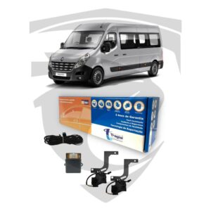 Kit Trava Elétrica Dedicada Renault Master (2014 a 2020) 2 Portas Dianteiras TRM2DMN Tragial