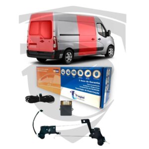 Kit Trava Elétrica Dedicada Renault Master (2014 a 2020) 2 Portas (Lateral/Traseira) TRM2TMN Tragial