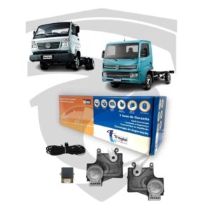 Kit Trava Elétrica Dedicada VW Worker / VW2000 / Delivery (a partir de 2019) 12V 2 Portas TW2DWMN Tragial