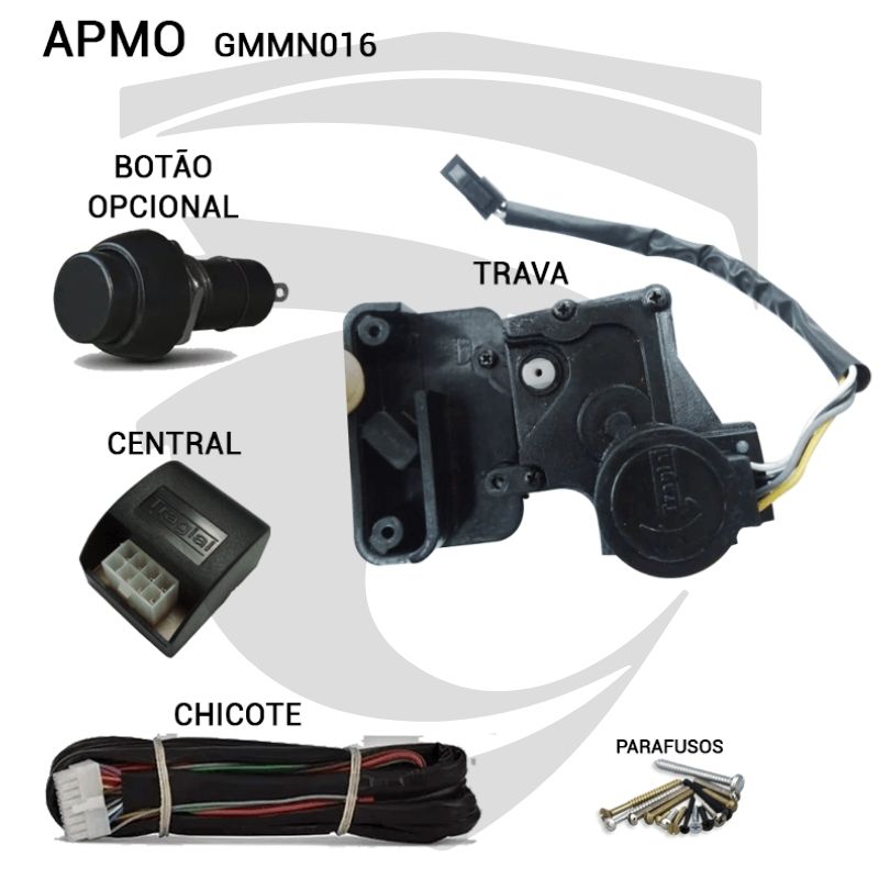 Kit Abertura de Porta Malas GM Onix Joy ou LS (Até 2019) APMO Tragial - Imagem 2
