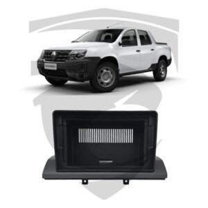 Moldura Renault Oroch Pro (a partir de 2022) Preta 9" Fiamon