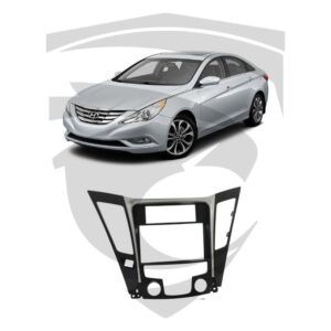 Moldura Hyundai Sonata (2011 a 2015) Preta 7" Fiamon