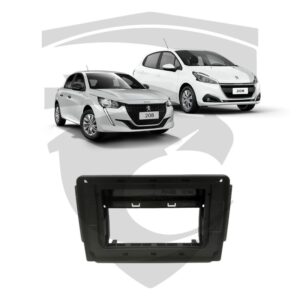Moldura Peugeot 208 (a partir de 2014) Preta Fosca 10.1" Fiamon