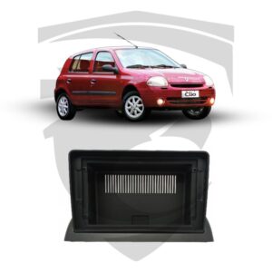 Moldura Renault Clio (1998 a 2005) Preta 9" Fiamon